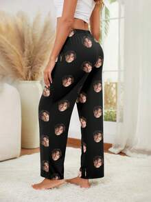 Printstory Customized Plus Size Women's Pajamas, Personalized With Any Pattern, Suitable As A Unique Gift For Family And Friends, Perfect For Holiday Parties - Multicolor - View 2