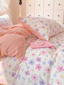 2 件 Ditsy Floral 柔软枕套，粉色，适合单人床、双人床、大号床、特大号床 - 彩色 - 查看 7