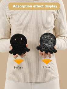 10/8/5/3/2/1pc Enhance Adsorption Pet Hair Removal Washing Machine Balls,Both Dry And Wet Purposes, Easy To Clean,Fluffy Laundry Balls -Washing Machine Cleaning Ball,Reusable & Durable Lint Catcher, Keeps Clothes & Bedding Fur-Free, Essential For Pet Owners- Enhance Your Laundry Experience,Use In Washing Machines And Dryers - Black - View 5