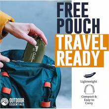 OutdoorEssentials Mosquito Bug Head Net - Face Netting Protection Against Mosquitoes, Gnats, Midges While Fishing Or Camping - Midge Nets Mesh Protection For Men & Women - Black - xanh quân đội - Xem 3