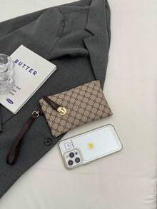 Women's Geometric Pattern Fashionable Elegant Clutch Bag - Grey - View 5