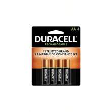 Baterías recargables Duracell NiMH con tecnología Duralock Power Preserve, tamaño AA