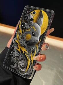 pokemon 1 pieza Funda de teléfono blanda con diseño de dibujos animados de la serie Pokemon, adecuada para Galaxy S22/S23/S24 Ultra, 13/14/15/16 Pro, cubierta protectora anti-caídas, caso blando hecho a mano y creativo, gran regalo para la novia en días festivos