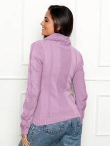 Women Sweaters - Lila Púrpura - Ver 3