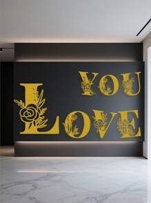 1 件手绘工业铁艺墙饰，带防锈金属切割 - 复古奢华金玫瑰藤蔓金属墙饰，适用于婚礼和高端家居 - 彩色 - 查看 1