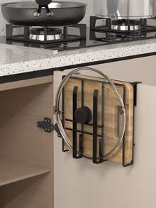 1 件多功能橱柜整理架、厨房锅盖和砧板架、办公桌储物架