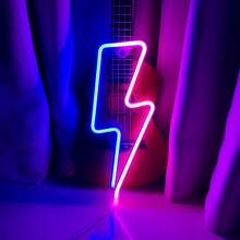 1 件霓虹灯火焰、火箭、牛头、外星人、欢迎霓虹灯，电池或 USB 供电 LED 装饰灯，11x7.36x0.7 英寸（28x18.7x1.8 厘米），适用于桌面、墙面装饰、游戏室、女孩卧室、宿舍、酒吧、庭院、露营、周年纪念、情人节生日派对、节日礼物、万圣节、圣诞节 - 白色 - 查看 23