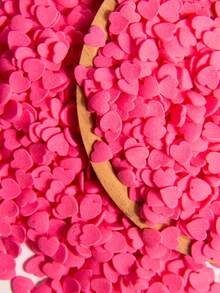 3.52oz/100g Vibrant Multicolour Cake Sprinkles Cake Decoration Heart Shape, Circle Shape,Baking Decorations For Wedding Desserts, Ice-Cream,Lollipop,Donuts & Pastry Decorating Supplies,For Decoration Only - Multicolor - View 26