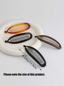 3 szt./1 szt. Proste spinki do włosów z nadrukiem w panterkę, duże spinki do włosów w kształcie ryby, eleganckie pionowe upięcia, spinka bananowa, spinka do włosów falowanych, gumka do kucyka, przyrząd do robienia koków, wiosenne i letnie nowości, prezent dla przyjaciół, wygodne w użyciu, akcesoria do włosów, spinki do włosów, spinki do włosów, wsuwki do włosów, klamry do włosów