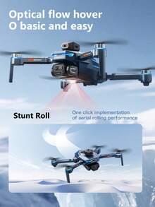 TOKQI 2025新款GT8无人机 - 双摄像头FPV无人机，配备4.3英寸屏幕、WiFi、无刷电机、避障功能 - 可折叠遥控四轴飞行器（生日/圣诞礼物） - 彩色 - 查看 10