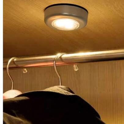 1 cái/4 cái/6 cái/10 cái Đèn tủ quần áo, Đèn ngủ phòng ngủ, Đèn vòi nước, Đèn LED dán giường, Đồ dùng ký túc xá sinh viên, Đèn vòi nước, Đèn khẩn cấp, Đèn tủ, Đèn đầu giường (Ánh sáng ấm, Ánh sáng vàng)