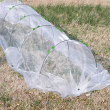90pcs Greenhouse Hoop Planting Tunnel Garden Kit With Nails And Detachable Fiberglass Growing Tunnels Reusable Cold Frame For Winter Frost Protection Elevated Bed Gardening Plants Grow Tent