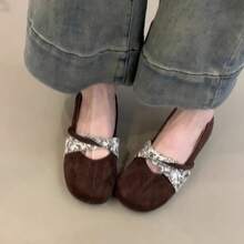 Women Loafers Shoes - 黃色 - 查看 4