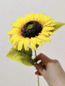 1 buc/3 buc/5 buc floarea-soarelui artificială, buchet de flori artificiale galbene de 46 cm, cadou pentru decorarea nunții, decor de Ziua Îndrăgostiților, decor de ziua de naștere, decor de aniversare, decor de casă, decor de masă, decor de dormitor și baie, decor de birou, articole de decorare a camerei, decor de toamnă, decor de toamnă și primăvară, decor de masă, decor de ghiveci de plante, Ziua Îndrăgostiților, cadouri de absolvire