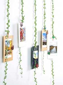 5/20/50m Artificial Vines, Artificial Eucalyptus Leaf Garland Fake Hanging Plants Leaves Wreath Foliage Green Leaves Ribbon Decorative Wreath Accessory For Wedding, Wall, Crafts, Party Decor