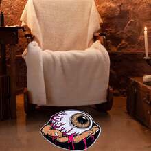 1pc Halloween One Eye Scary Bath Mat/Bathroom Rug, Halloween Door Mat - Super Absorbent, Non-Slip, Machine Washable Kitchen Rug - Multicolor - View 9