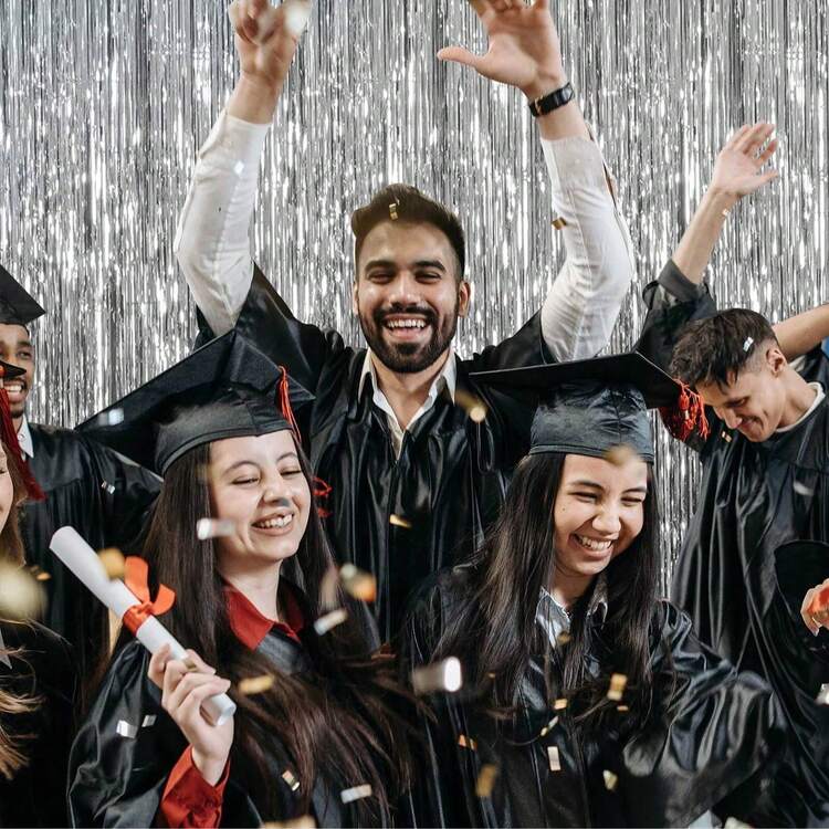 4 包铝箔窗帘背景银色金属丝箔流苏窗帘照片亭道具适用于生日婚礼订婚育儿室装饰婴儿洗礼单身派对圣诞节节日庆祝派对装饰、母亲节毕业季装饰、生日、单身派对、准新郎派对装饰 - 4 包 - 銀色 - 查看 5