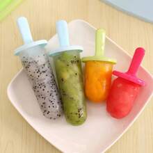 Popsicle Molds 6 Pieces Silicone Ice Pop Molds  Popsicle Mold Reusable Easy Release Summer Party Ice Pop Make