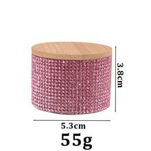 Vollständig mit Strass besetzter Holzdeckel Nagelpinsel Reinigungsbecher, vollständig mit Strass besetzter transparenter Glas-Reinigungsbehälter mit Deckel, Schmuckpinsel Reinigungsbecher, Nagelkunst Zubehör, Nagelkunst Werkzeuge, Nagelkunst Accessoires, Schulbeginn, Nagelkunst, Nagelkunst Werkzeuge (geeignet für Nagel Sticker) - Verschiedenfarbig - Übersicht 6