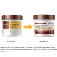 500g胶原蛋白护发深层修复护发摩洛哥坚果油胶原蛋白发膜精华适用于干燥受损发质所有发质 - 彩色 - 查看 5