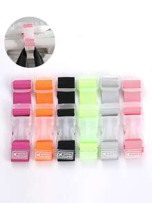 Bunte Gepäckgurte, tragbare verstellbare Gepäckgurte mit Schnellverschluss für Reisen, Reisezubehör, leicht zu tragen, praktische Outdoor-Gurte für Autofahrten, Gepäckgurte mit externem Schnallenverschluss, Anti-Verlust-Gepäckband für Schule, Schul-Zubehör, Schulsachen