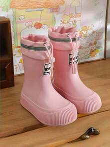 2025升级版耐用多功能亲子防水雨靴，儿童抽绳橡胶靴，轻便柔软防滑耐磨