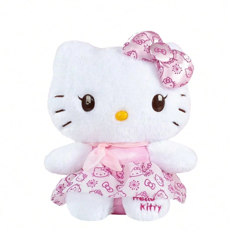 Muñeco de peluche de la Serie de burbujas sentada de  Familia , juguete ornamental de dibujos animados creativos, se puede usar como regalo para fiestas - Hola Kitty - Ver 1