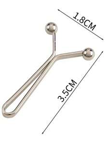12 piezas de Clips para Bufandas de Mujer, Elegantes Alfileres de Seda para Bufandas, Clips en Forma de U, Alfileres de Agarre Fuerte, Adecuados para Bufandas, Vestidos de Boda y Accesorios Decorativos de Chales. - Blanco - Ver 6