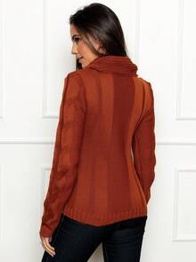 Women Sweaters - Marrón - Ver 3