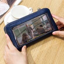 Touch Screen Crossbody Phone Purse For Women Rfid Blocking Small Cellphone Shoulder Purse - màu đen - Xem 5