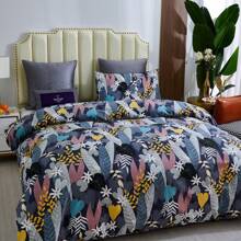 Juego de Cama Lujoso y Transpirable. Incluye 1 Edredón Duradero, 1 Sábana Ajustable Suave y 1/2 Fundas de Almohada: Microfibra Ultra Suave, Resistente a las Arrugas, Hipoalergénica y Fácil de Cuidar.
