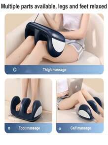 Foot Massager Machine With Heat, Foot And Calf Massager With Massage Roller, Deep Tissue Massager For Plantar Fasciitis, Pain Relief, Promotes Blood Circulation, Gifts For Women & Men