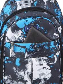 Desain kamuflase, ransel kamuflase ini tersedia dalam empat warna: hitam, biru, merah, dan hijau. Ransel kamuflase yang modis ini memiliki struktur multi-lapisan berkapasitas besar yang kasual dengan penutup resleting dan tali bahu lebar yang dapat disesuaikan. Ringan dan portabel, ransel ini bergaya. - MultiWarna - View 9