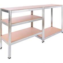 Estantería de metal galvanizado 875kg | 5 estantes | Medidas 180 X 90 X 40cm | Garaje, oficina, despensa