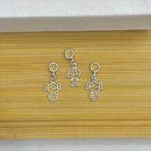 Berloques de Filho e Filha - Banhados a Prata com garantia