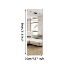 Self Adhesive Square Mirror, Flexible Mirror Sheets Wall Stickers Frameless Small Mirrors Wall Decor Set For Bathroom Home Gym Bedroom