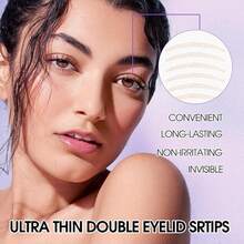 600片装隐形双眼皮贴提升贴，防水持久，适用于眼睑下垂、厚重、不均匀、眼睑下垂、温迪睫毛