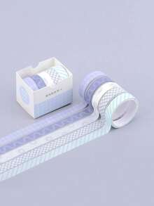 5pcs Mixed Pattern Washi Tape Back To School