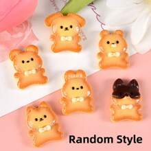 12 Stück zufällige Simulation Miniatur Lebensmittel Backkekse Puppenhaus Küche Charms Kunstharz Zubehör für Ohrringe, Haaraccessoires, Haarclips, Handyhüllen, Dekoration, DIY Schmuckherstellung, persönliches Geschenk