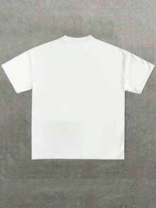 Talla unisex. 1 paquete de camisetas para hombre, con la portada del álbum "Good Kid Maad City 1" de Kendrick, (1 pieza), 100% algodón, estampado casual, cuello redondo, manga corta, camiset - Blanco - Ver 2