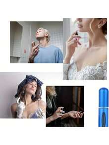 1 Pack, 5ml Perfume Bottle, Bottom Filling, Self Pumping, Refillable Spray Bottle, Portable Cosmetics Bottle - 彩色 - 查看 5