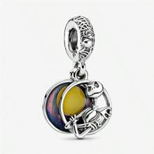 Cuentas amuleto de animal plateadas en plata de ley 925 para pulseras DIY, regalo elegante y de moda para el cumpleaños de la mujer, superventas