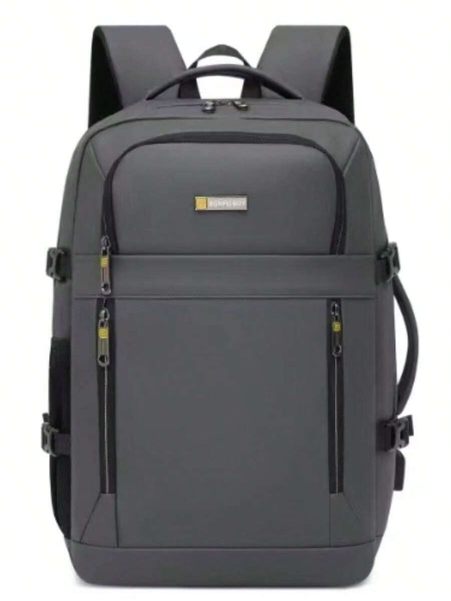 Mochila masculina para computador de grande capacidade Mochila casual para estudantes FA-2403 - Azul - Visão 1