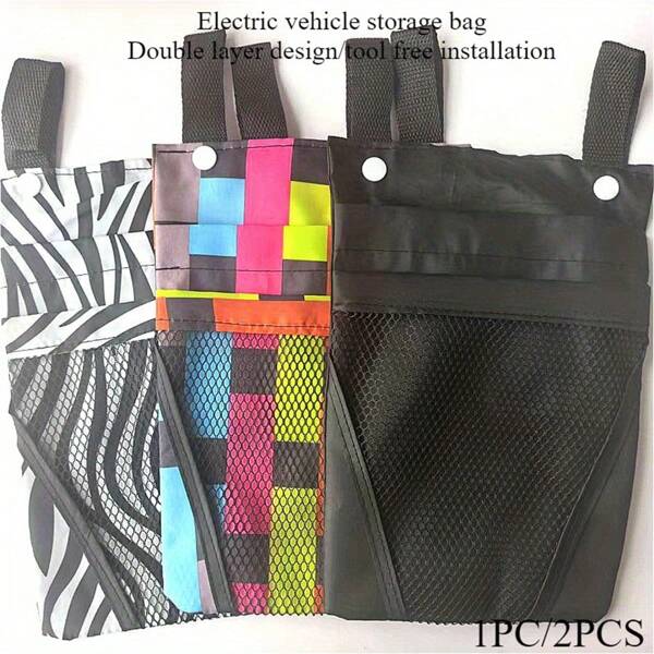 1 Set Electric Bicycle Hanging Bag, Front Basket, Phone Holder Riding Accessories