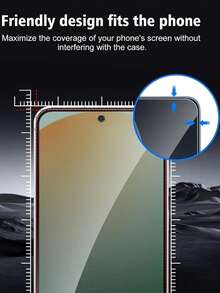 2 片装隐私钢化玻璃屏幕保护膜适用于 Galaxy S24 Fe S23fe S21 FE S20 FE A56 A55 A54 A36 A35 A26 A25 A23 A16 A15 A14 A13 A06，9H 硬度全覆盖手机保护膜，防摔、防指纹、超耐用 - 黑色 - 查看 5