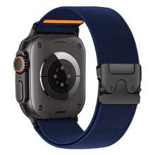 Elastic Sport Bands Compatible With Apple Watch Ultra1/2 Bands 49mm 46mm 45mm 44mm 42mm 41mm 40mm 38mm Men Women,Parachute Buckle Stretchy Nylon Wide Strap Wristband Compatible With IWatch Series 11 10 9 8 7 6 5 4 3 SE 2 1