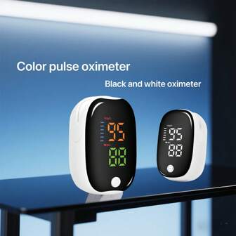 Fingertip Pulse Oximeter For Household Use, A Device That Detects Blood Oxygen Saturation And Pulse Heart Rate
