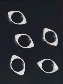 50颗14.5毫米恶魔之眼珠宝框架隔珠。珠宝DIY，珠宝DIY配件。适用于耳环、项链、手链、发饰、发夹。手机壳、护身符、护身符、钥匙扣装饰。汽车流苏吊坠。智能手机挂绳。手工艺品和日常礼品。打造独特魅力的珠宝。珠宝DIY制作，珠宝配件，手工制作。珠子零件 - ring/ - 查看 10