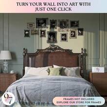 Dark Academia Wall Art Prints - Gothic Bedroom Decor, Vintage Goth Posters For Room Aesthetic, Halloween Witchy Prints Moody Goth Room Decor Emo Home Decorations (Unframed)Halloween - Gothic cổ điển - Xem 5
