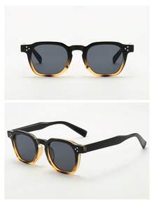 5副椭圆形小框高品质个性化简约时尚眼镜，适合休闲、旅行、派对、海滩、日常装饰等场合。 - 5件組合裝 - 查看 4